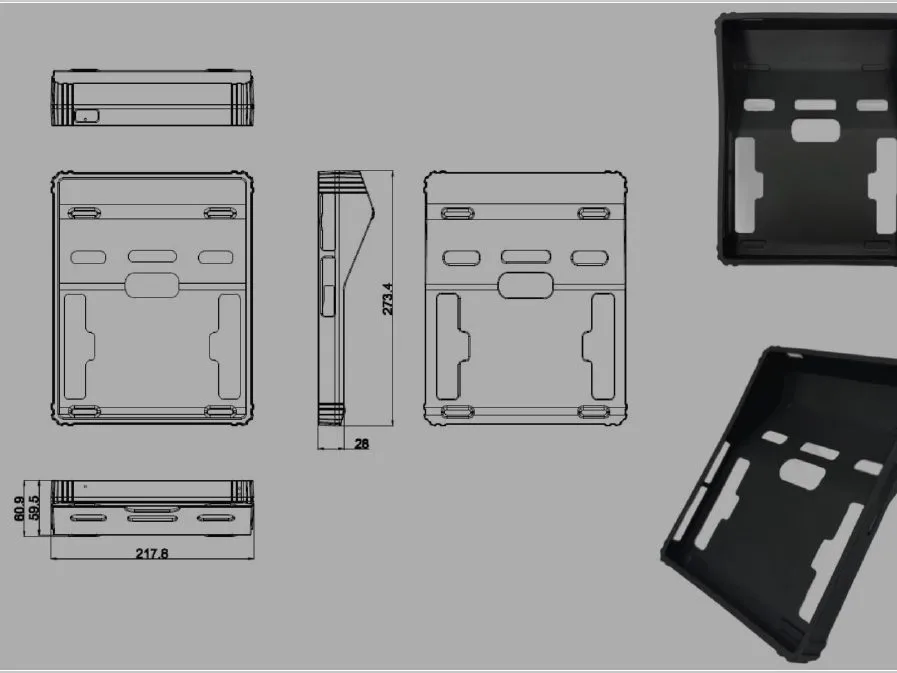 All-in-one Design 3-inch printer | Carry bag | Backpack